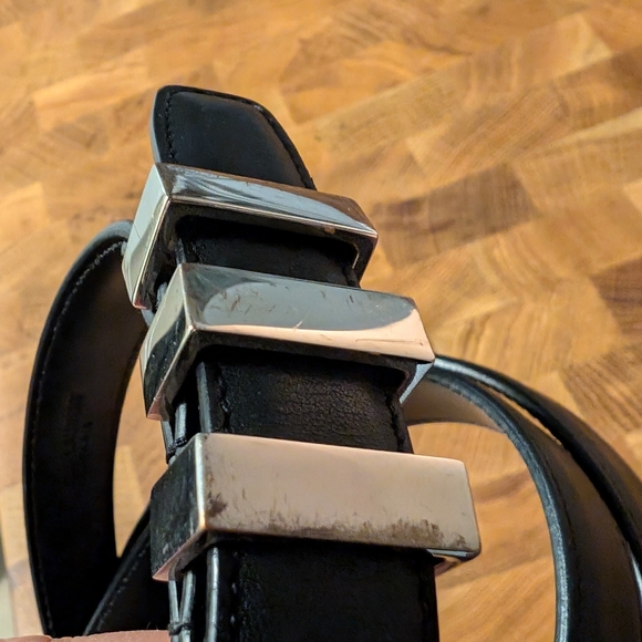 Saint Laurent Three Passants Belt - Picture 2 of 3